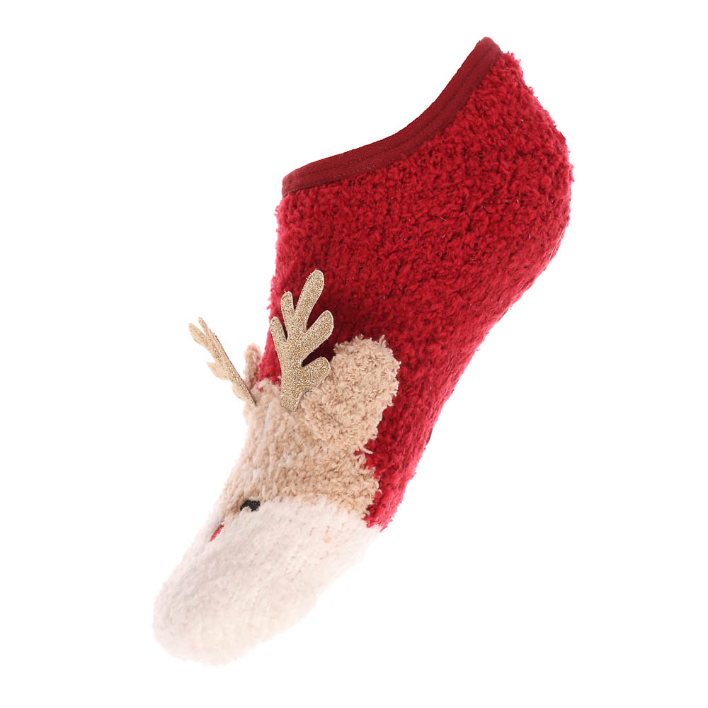 GALANTE Носки-антизаносы новогодние, р.23-25, 100% полиэстер, разноцветные - #2