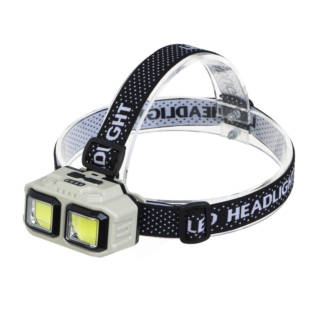 Фонарь налобный тм ЕРМАК,съемный аккумулятор,2СОВ,4 режима,1200мАч,Type C,красный свет,85х51х51 мм - #3