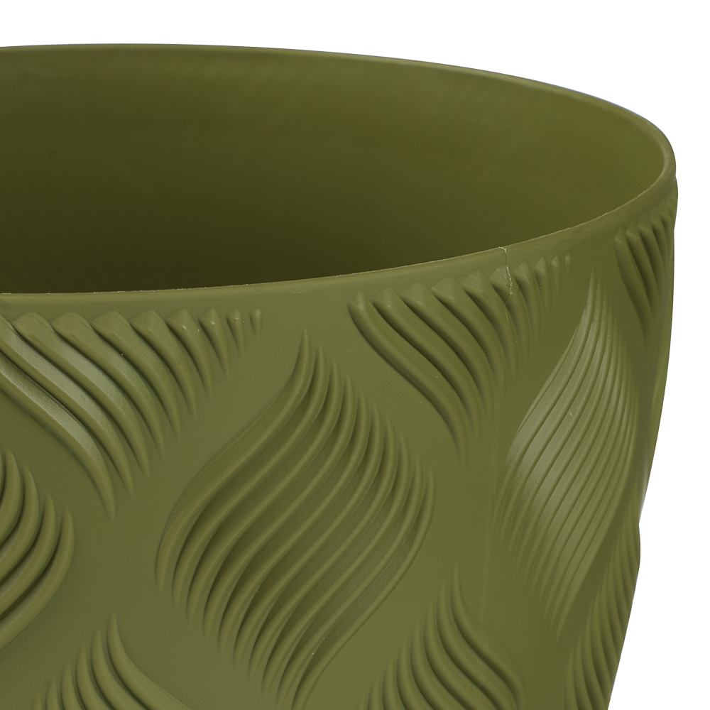 Горшок для цветов с поддоном "Мираж" 3,7л, d19,5см, цв. папоротник - #2