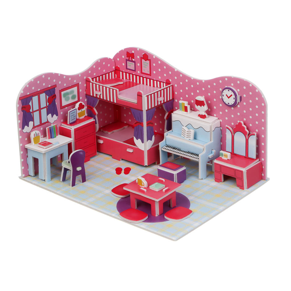 ХОББИХИТ Набор для творчества "Комната", EPS, бумага, 21х14,5см, 4 дизайна - #5