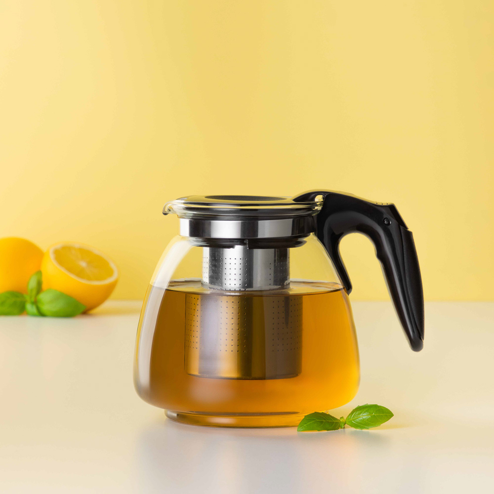 VETTA Чайник заварочный 1100мл, ситечко из нерж.стали, стекло, полипропилен - #10