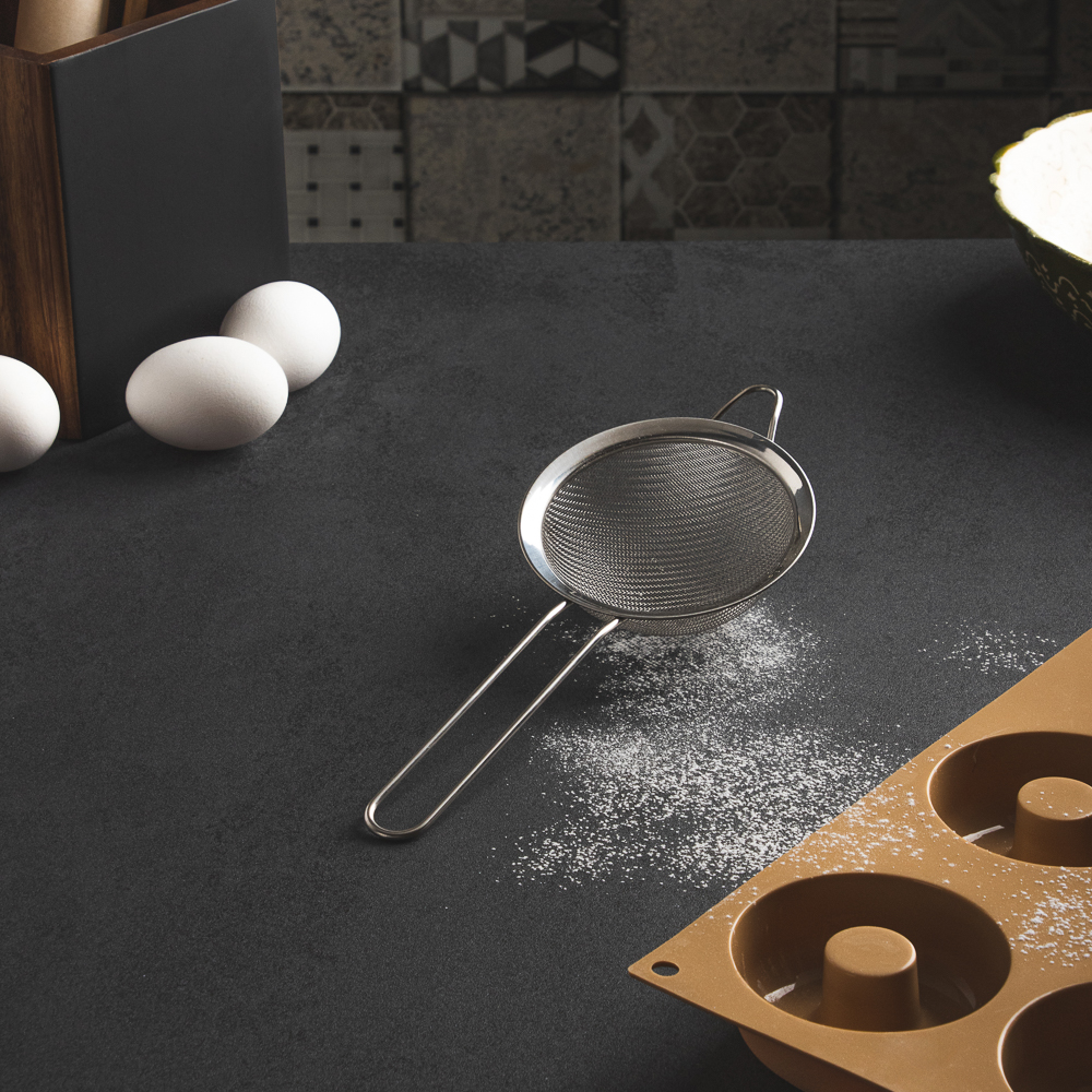 VETTA Сито с ободом и ручкой 10см, нерж.сталь - #8