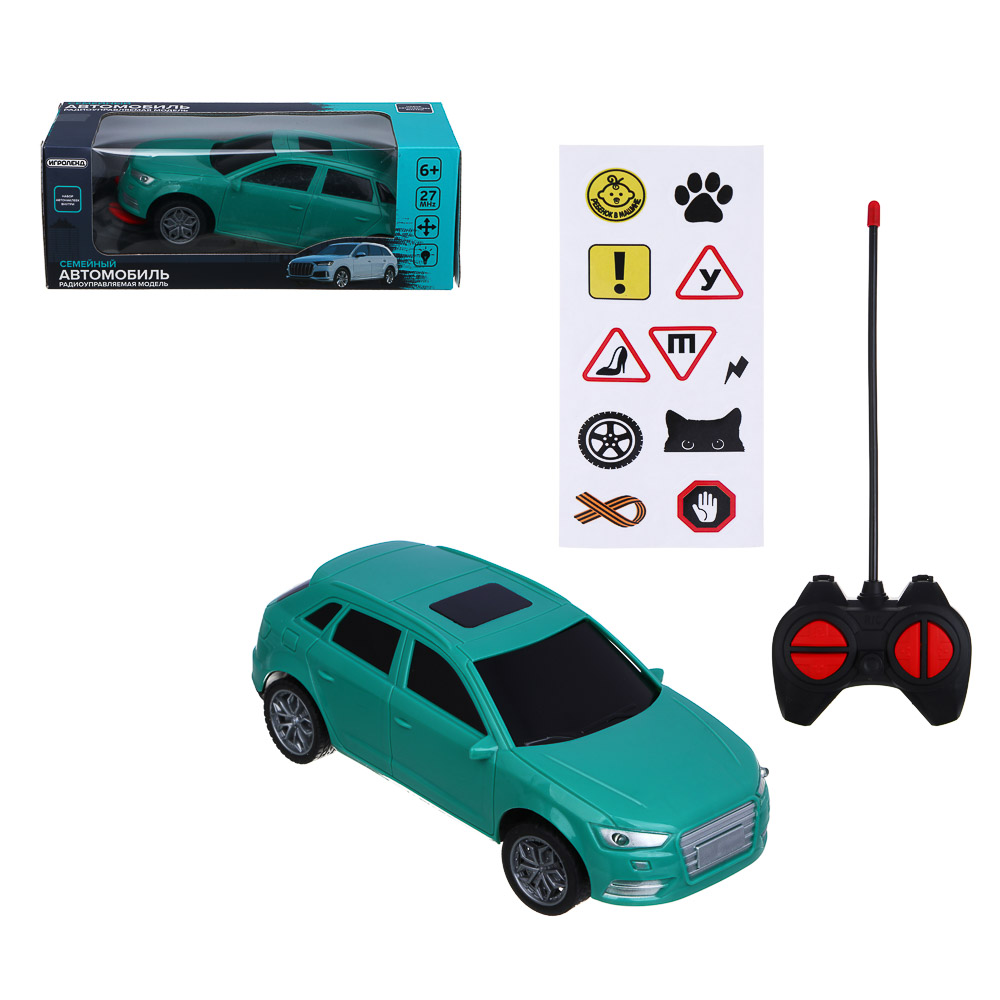 ИГРОЛЕНД Машина на радиоуправлении спортивная, 5xАА, ABS, 24,5х10х7см - #1