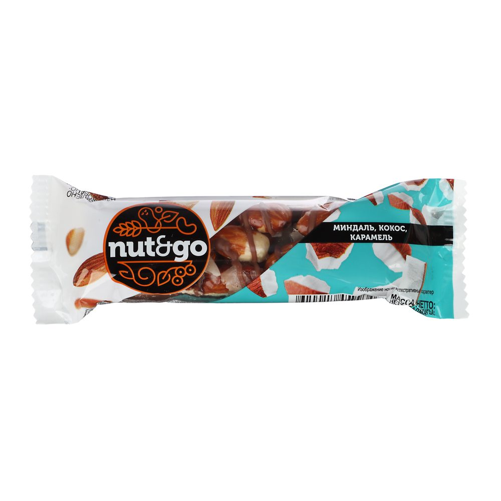 Батончик NUT and GO миндальный с кокосом, 34г - #1