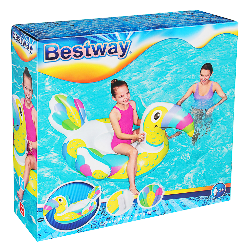 BESTWAY Игрушка надувная для катания верхом Тукан, 173x91см, 41437 - #3