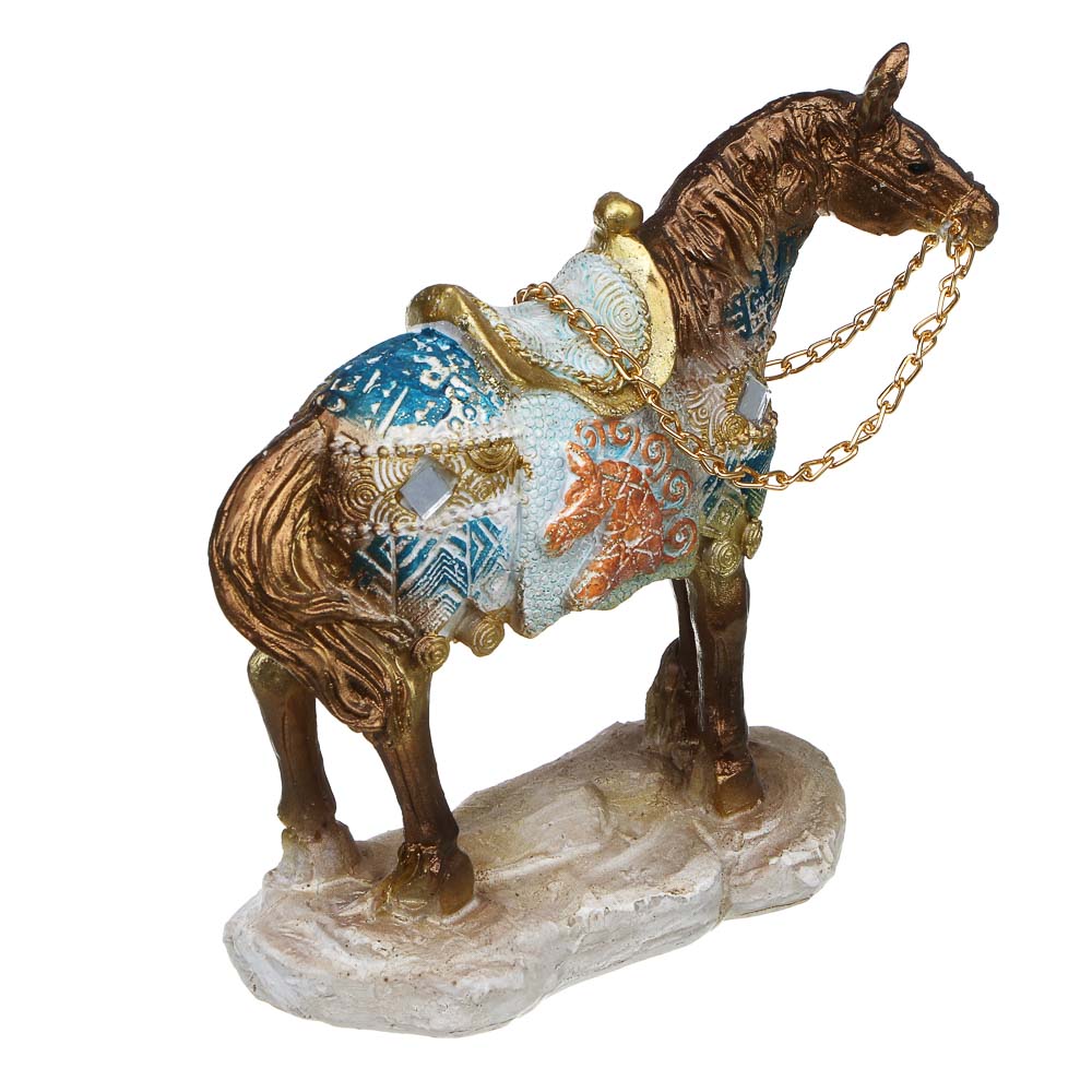 СНОУ БУМ Сувенир лошадь полистоун 14x5.7x13.7 см, 26-577 - #3