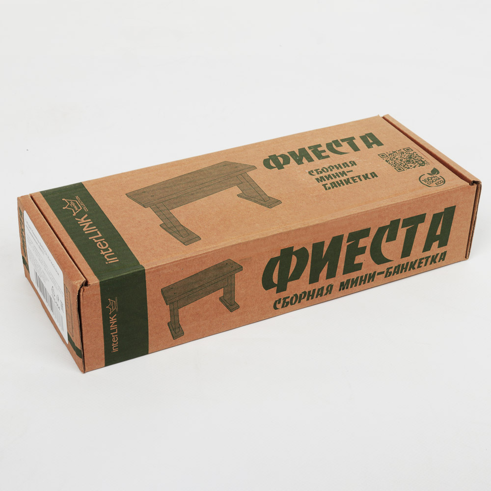 Табурет-банкетка ФИЕСТА 35x14x23,5cм, неокрашенный, 500777 - #4