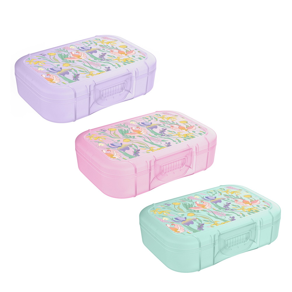 Ботаника Ланч-бокс 0,85л (18х12,5х5,5см), пластик, 3 цвета - #1