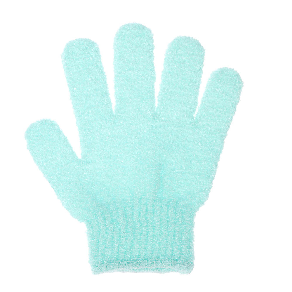 Мочалка перчатка тм ЮL с отшелушивающим эффектом, полиэстер, 18см, 5 цветов, МС24-06 - #17