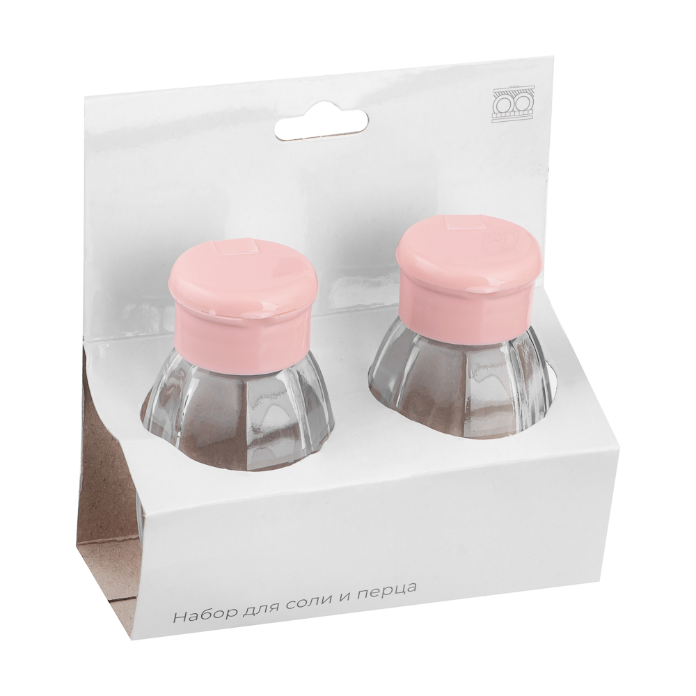 Набор для соли/перца, 3,5х7,5см, стекло, полипропилен - #6