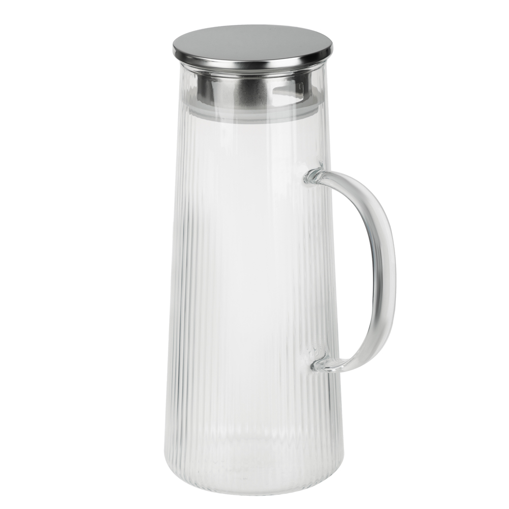 SATOSHI Набор Кувшин 1,3л, 6 стаканов 200мл, стекло, нерж.сталь - #7