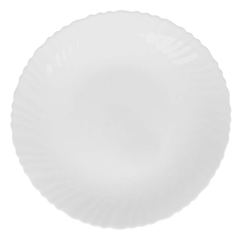 MILLIMI Бьянко Плюс Тарелка подстановочная, опаловое стекло, 24см - #1