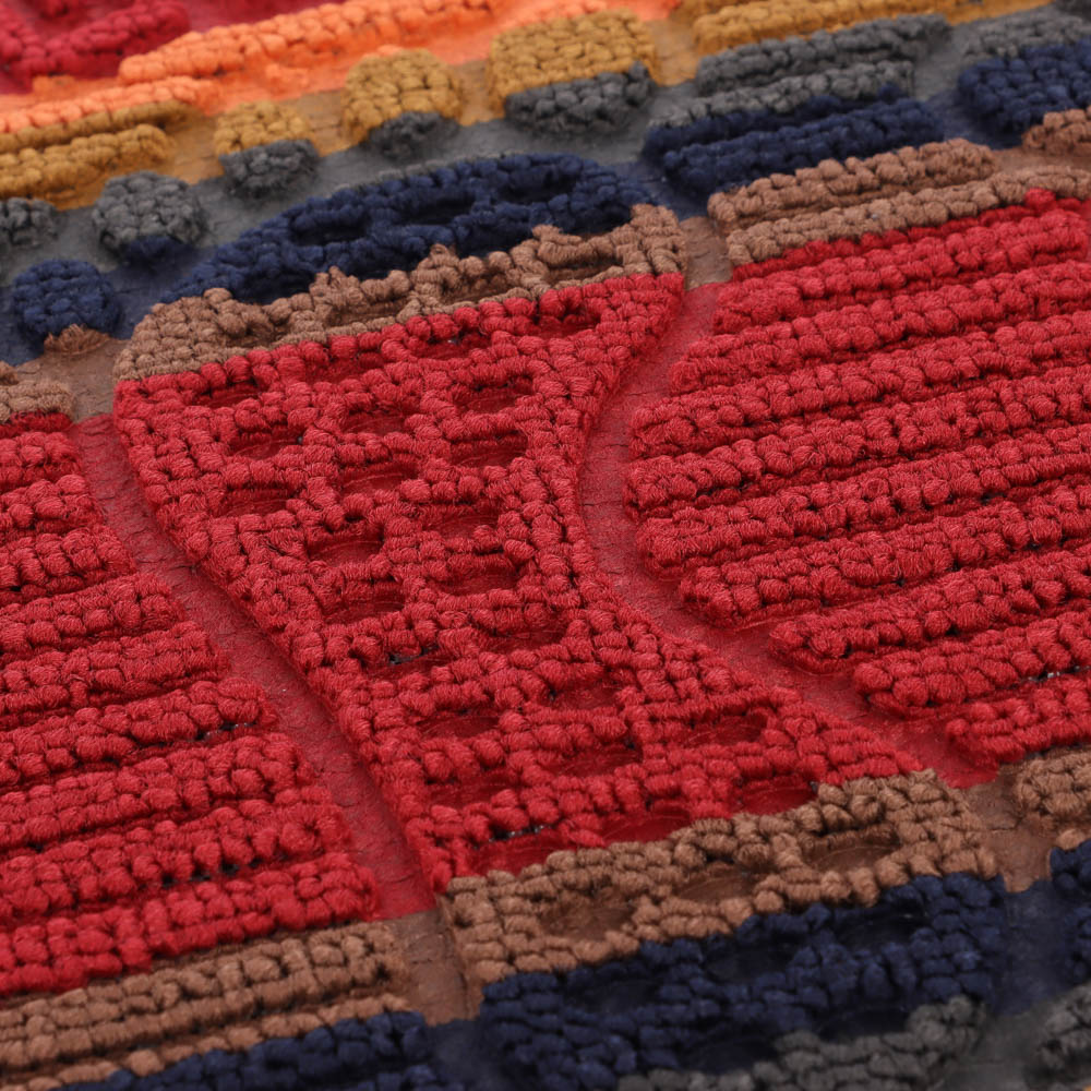 VETTA Коврик придверный, ворсовый с резиновой каймой, полукруг 40x60см, 3 дизайна - #5