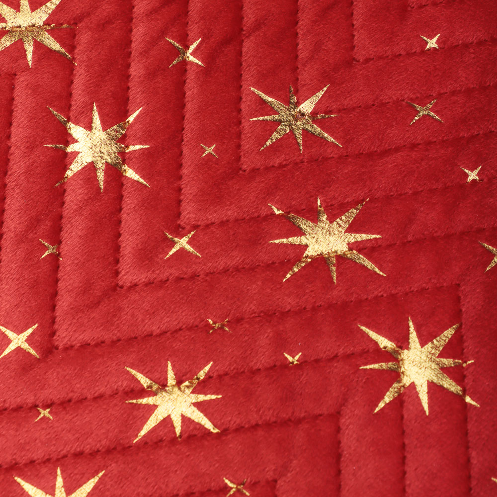 PROVANCE Щелкунчик Покрывало велюр, звезды, 200х220см, 100% полиэстер, 2 дизайна - #3