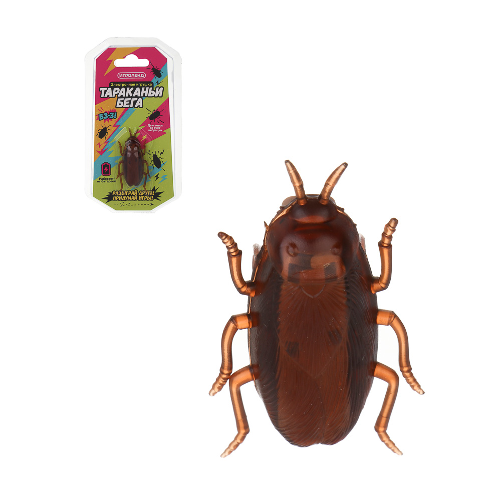 ИГРОЛЕНД Электронная игрушка "Тараканьи бега", PVC, ABS, 5х2см, 1хLR44 - #1