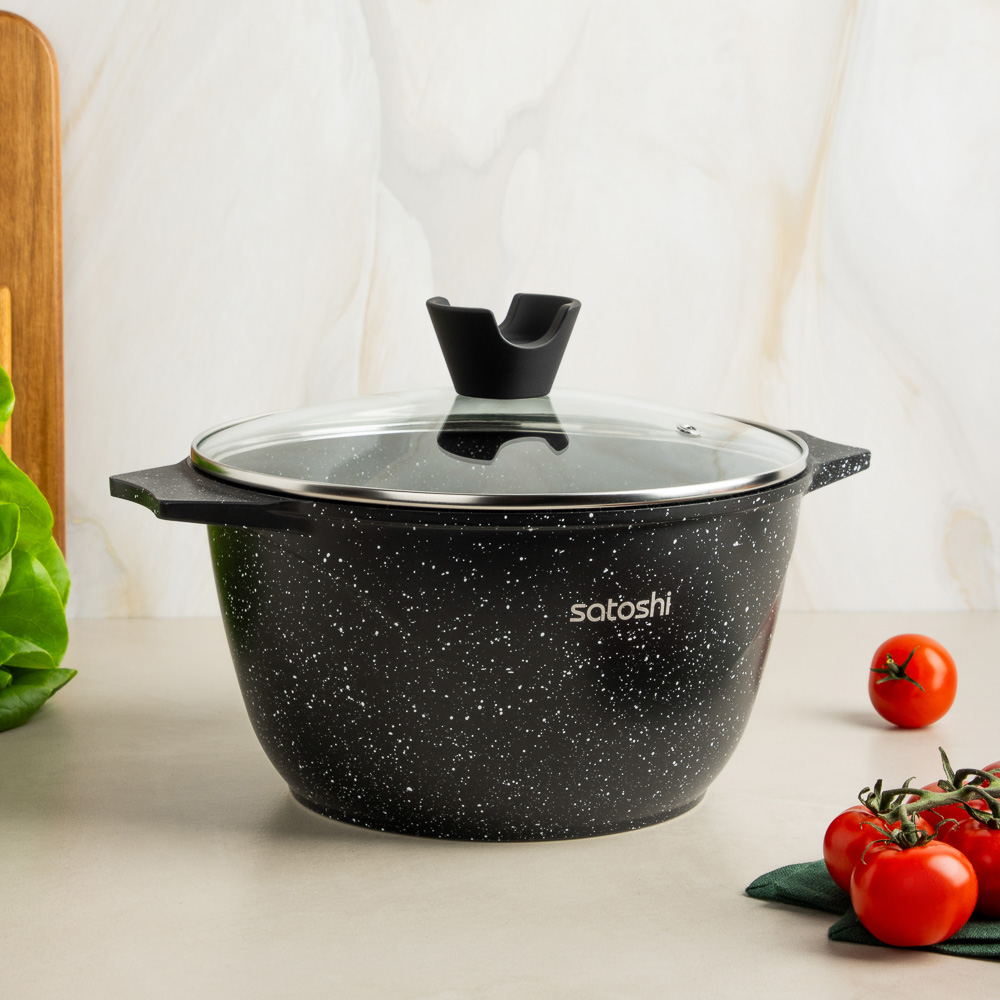 SATOSHI Монфор Казан 22х12,5см, 3,7л, литой алюминий, индукция - #14