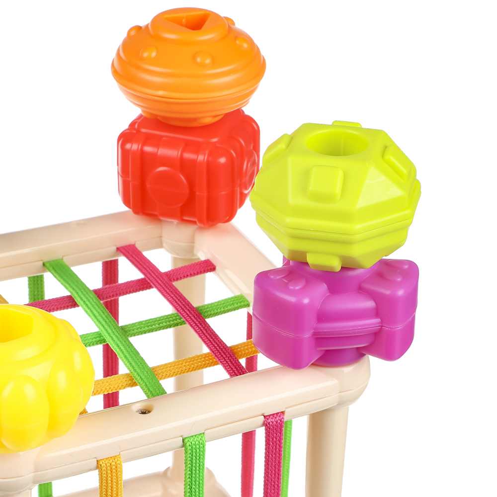 Развивающая игрушка сортер "Бизикуб", PP, ABS, 12,8х12,8х12, - #3