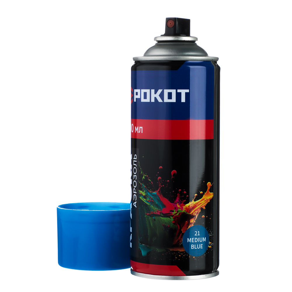 РОКОТ Краска аэрозоль 400мл, синяя (9001/21) - #2