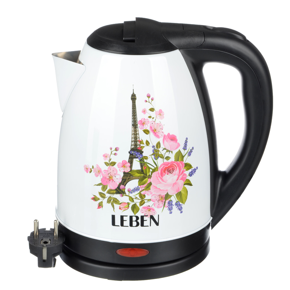 Чайник электрический LEBEN "Цветы", 1,8 л, 1500 Вт - #1
