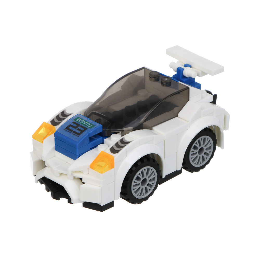 ИГРОЛЕНД Конструктор "Гоночные машинки-2", 117-123 дет., 21х4,3х15,5 см, ABS, 4 вида - #6