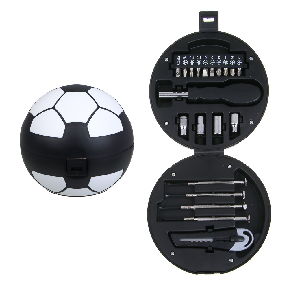 РОКОТ Набор подарочный: 4 головки, 10 бит, отвертка под биты, нож, 4 отвертки для точных работ - #1