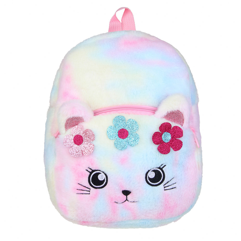 ИГРОЛЕНД Рюкзак детский мягкий "Котёна", 23х29х8 см, полиэстер, металл, 2 вида - #2