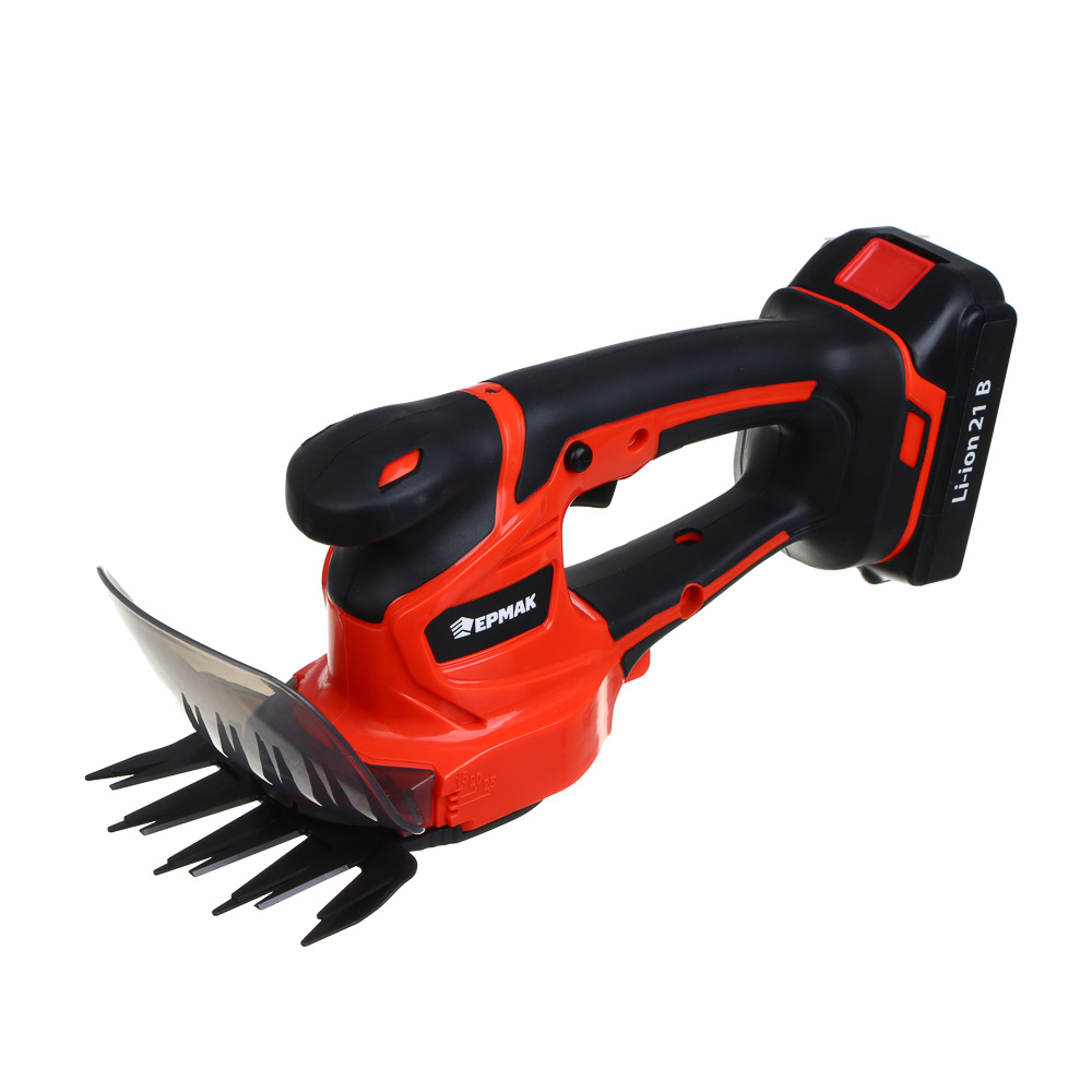 ЕРМАК Ножницы-кусторез садовые на АКБ, 21В, 1,5А Li-ion (1шт), з/у, 2500 резов в мин,(ONE) - #3