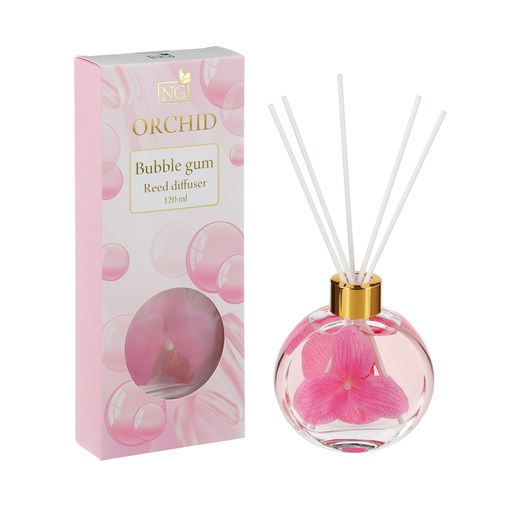 NEW GALAXY Диффузор Orchid, 120 мл, (бабл гам, океан, цитрус) - #5