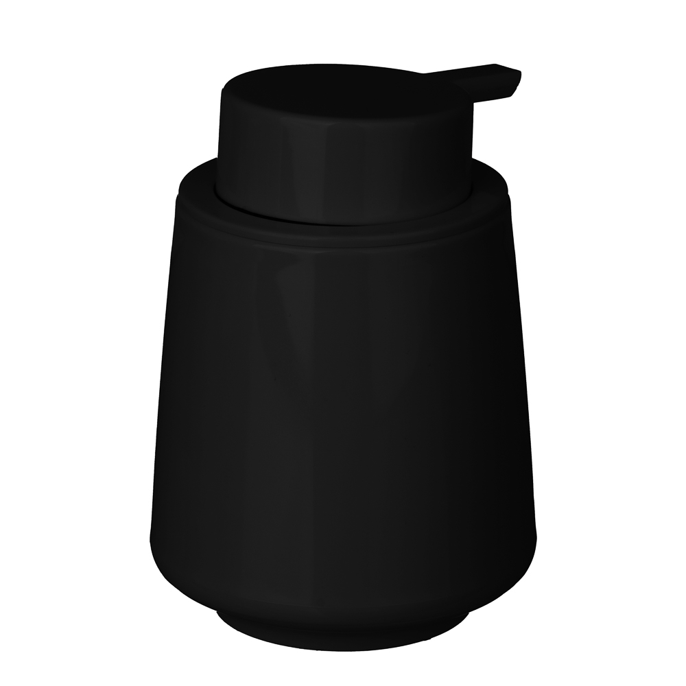 Vetta Дозатор для жидкого мыла, пластик, 350 мл, 13x9,5x9,5 см, черный - #4
