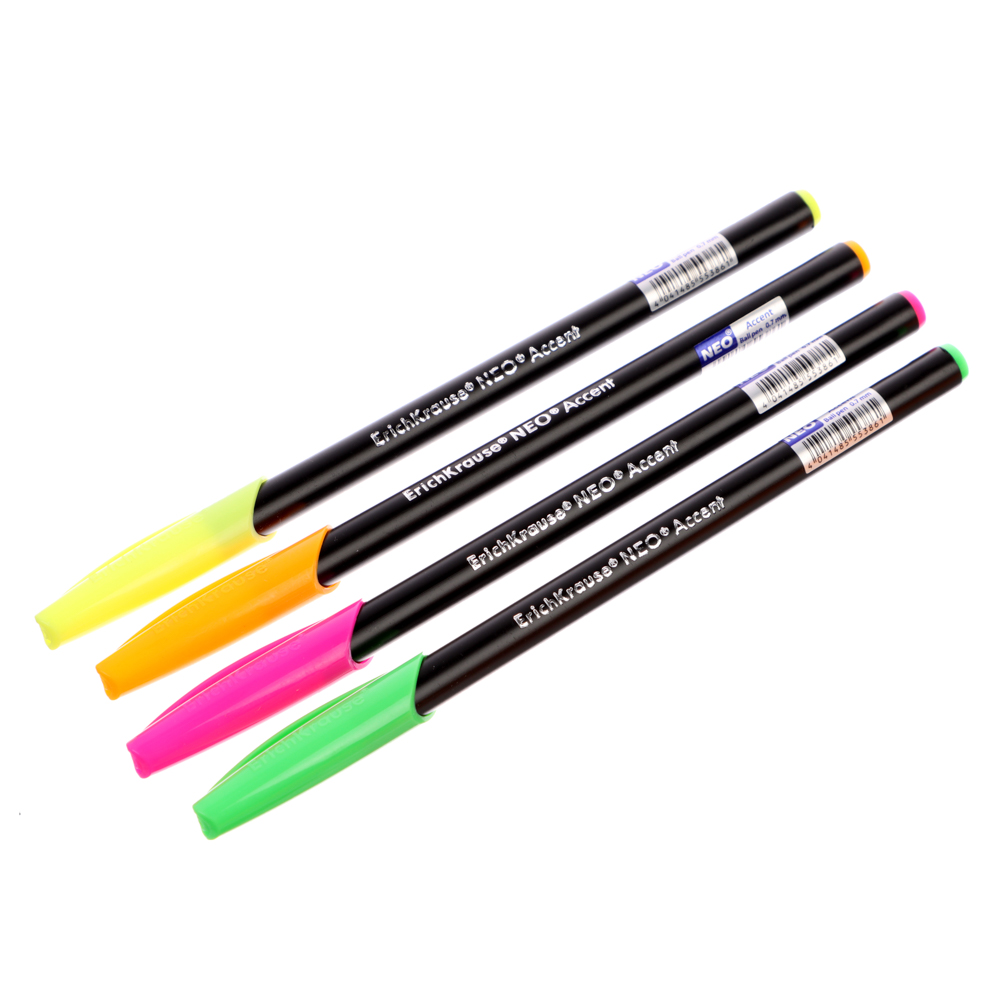 Ручка шариковая Erich Krause синяя "Нео Стик Эксент", наконечник 0,7 мм, 55386 - #1