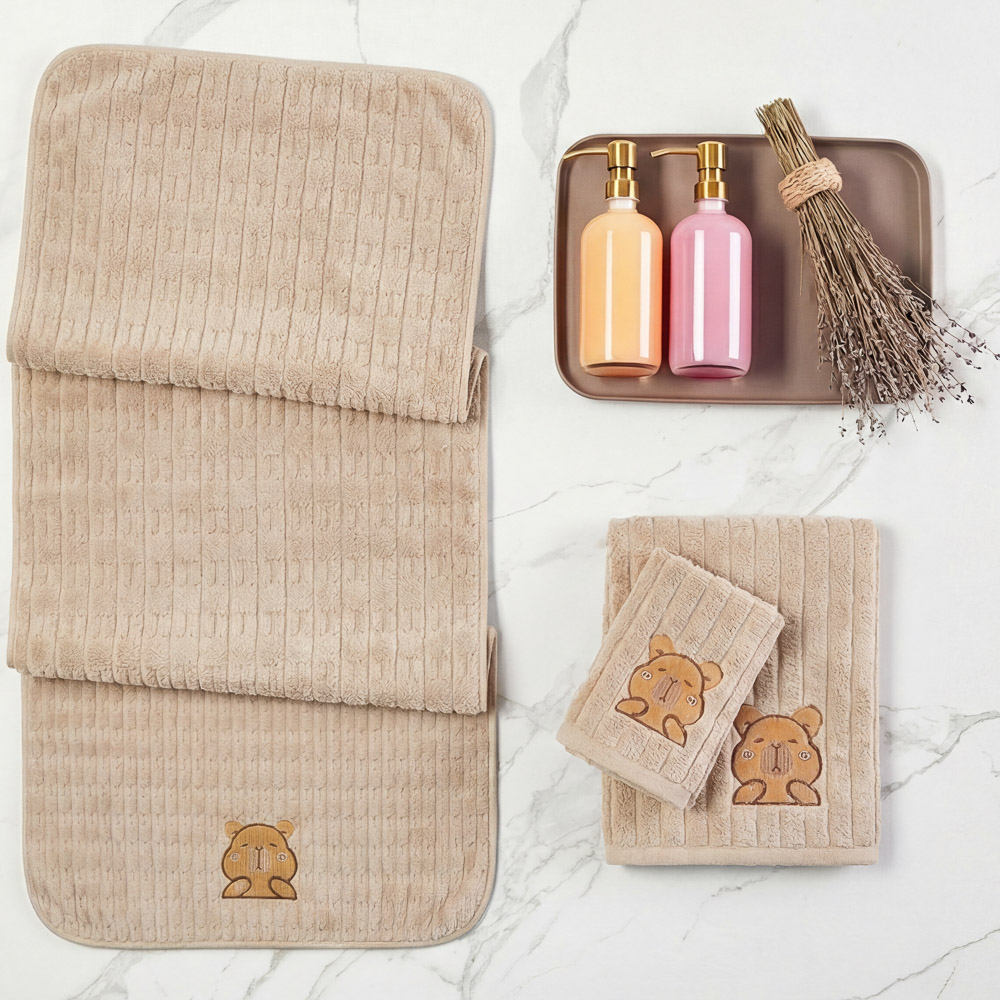 PROVANCE Капибары Полотенце супервпитывающее, 35х75см, 80% полиэстер, 20% полиамид, 280гр/м, 4 цв. - #8