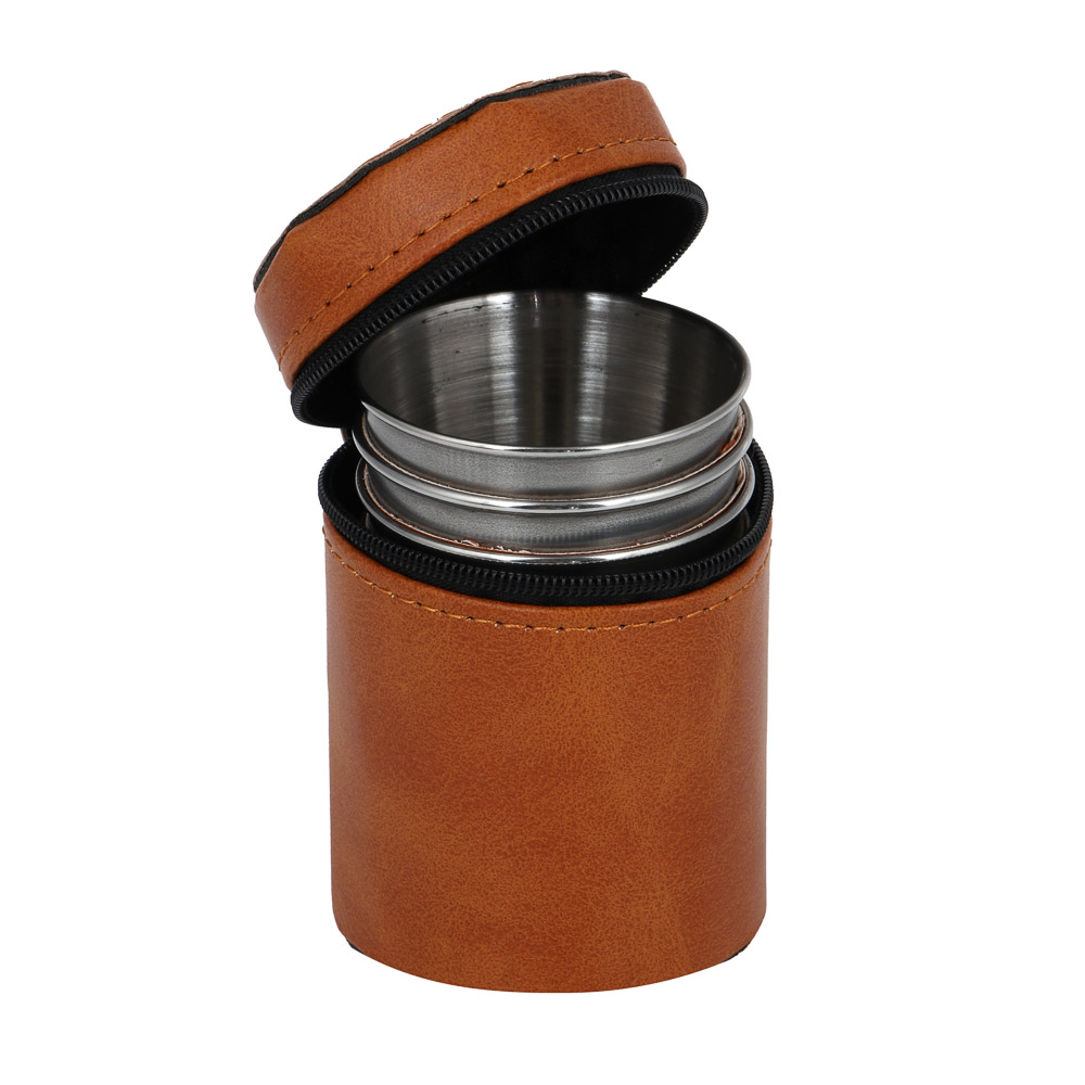 Набор стаканов в чехле тм AZOR FISHING, 4 стакана, 75мл - #5