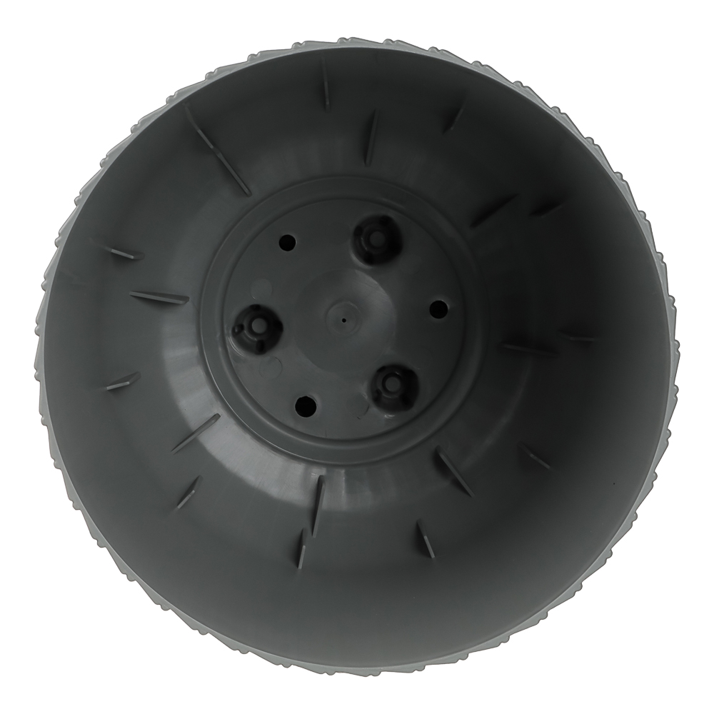 Горшок для цветов с поддоном "Торин" 3,3л, d17,5см, цв.серый мусоон - #4