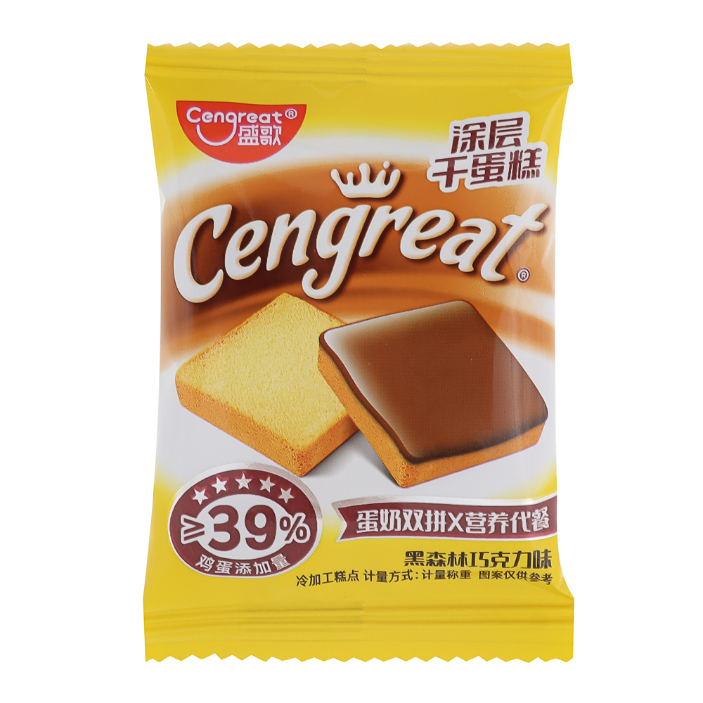 Сухой пирог с глазурью "Шенгге", 2 вкуса (банан/шоколад), 10г. - #5