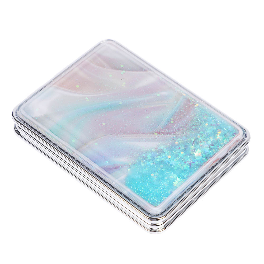 ЮНИLOOK Зеркало карманное, пластик, стекло, 8х5,8см, 6-12 дизайнов - #20