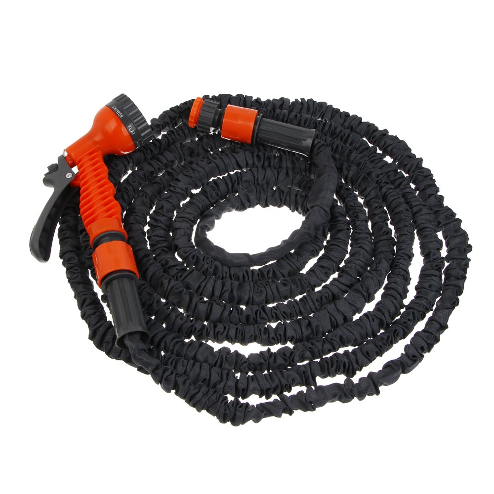 INBLOOM Шланг для полива растягивающийся, 15м, 7 реж., коннект., ТПЭ, полиэстер, пластик - #1