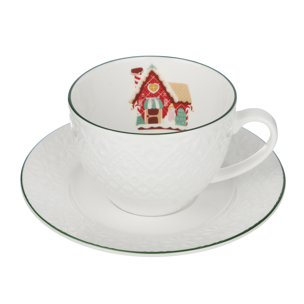 MILLIMI Чайная пара, 240мл, зеленая отводка, 2 предмета - #2