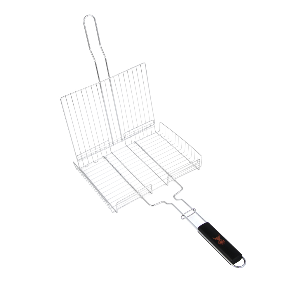 Решетка-гриль хром. тм GRILLBOOM, 56х(23х30х4) см, веер 20х30 см - #6