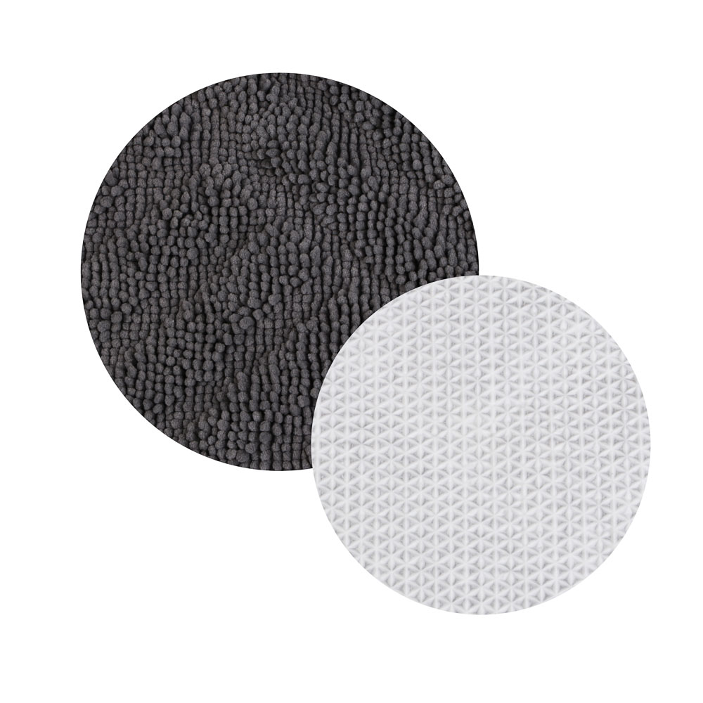 Коврик для ванной комнаты тм VETTA Noor, нейлон 750г + TPR 800г, 80x50см, 2 цвета - #4