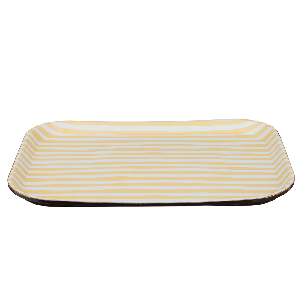 Поднос прямоугольный с антискользящим покрытием тм Vetta Орра, 35х25см, 2 дизайна - #3