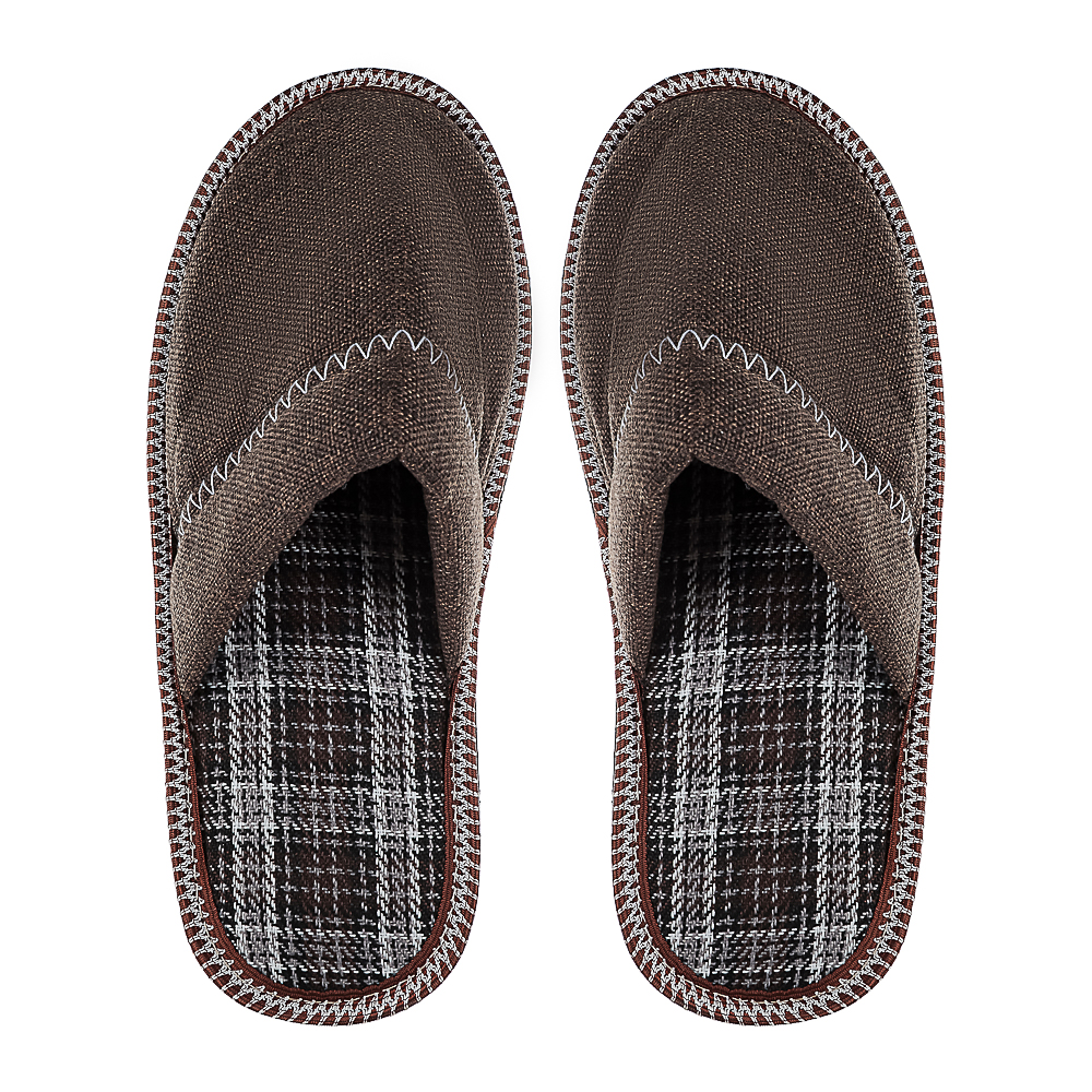 Обувь домашняя муж. арт.ГЛ-601/3-1 р. 43/44 коричневый - #2