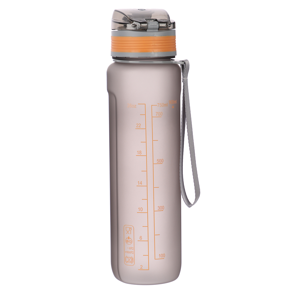 SILAPRO MAX Бутылка спортивная с замком, ULTIMATE GREY, 900мл, PC - #8