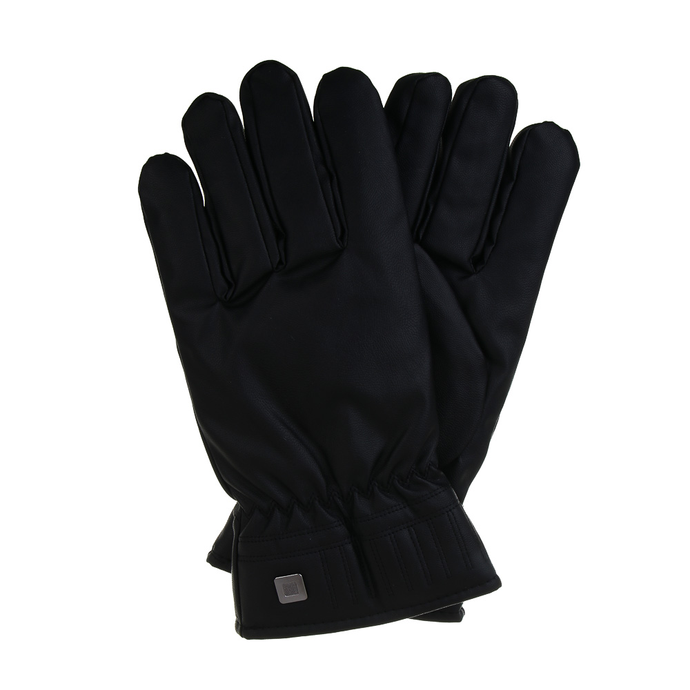 GALANTE Перчатки мужские контактные на подкладке, р.22-24, 100% полиэстер, черные, ОЗ25-24 - #2