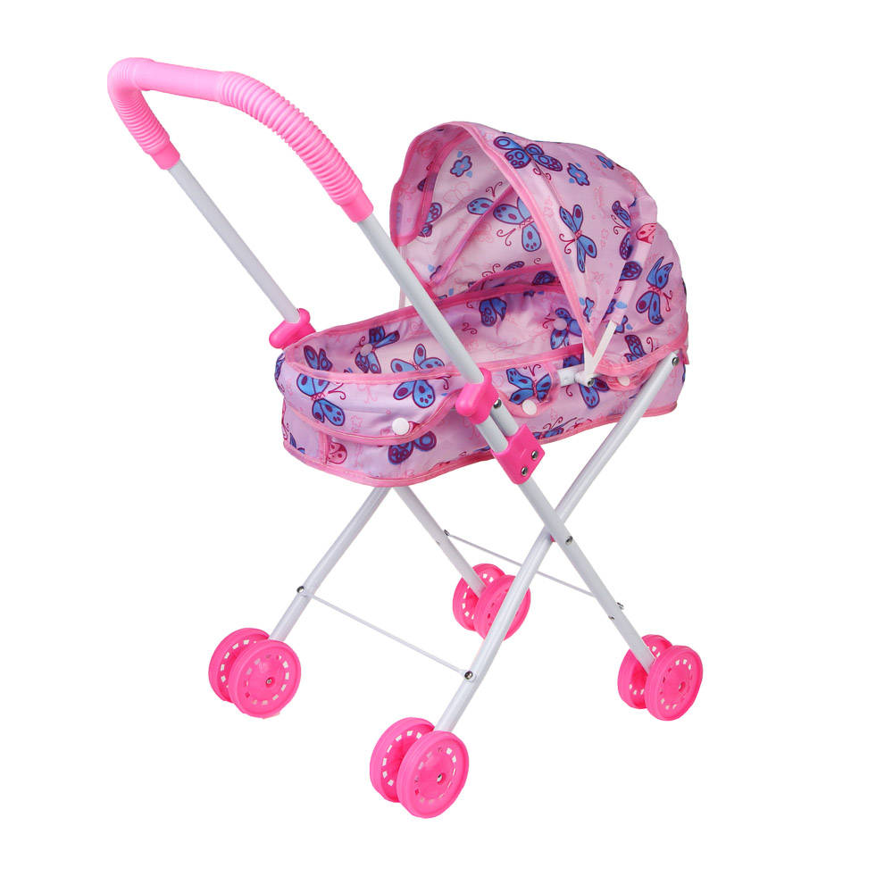 ИГРОЛЕНД Коляска люлька складная, ABS, сталь, полиэстер, 28х54х48см - #6