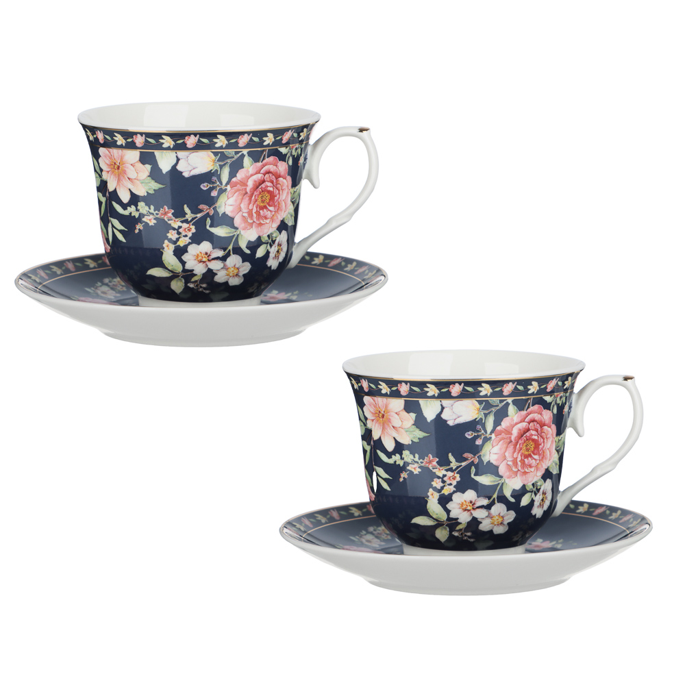 Набор чайный 4 пр., 225мл, MILLIMI, Кобальт, фарфор - #2