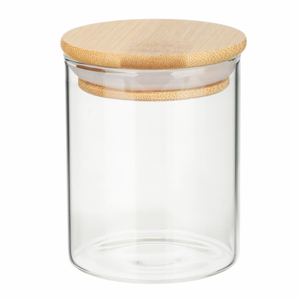 VETTA ЭКО Набор банок для специй, 4шт., 190мл,стекло, бамбук - #3