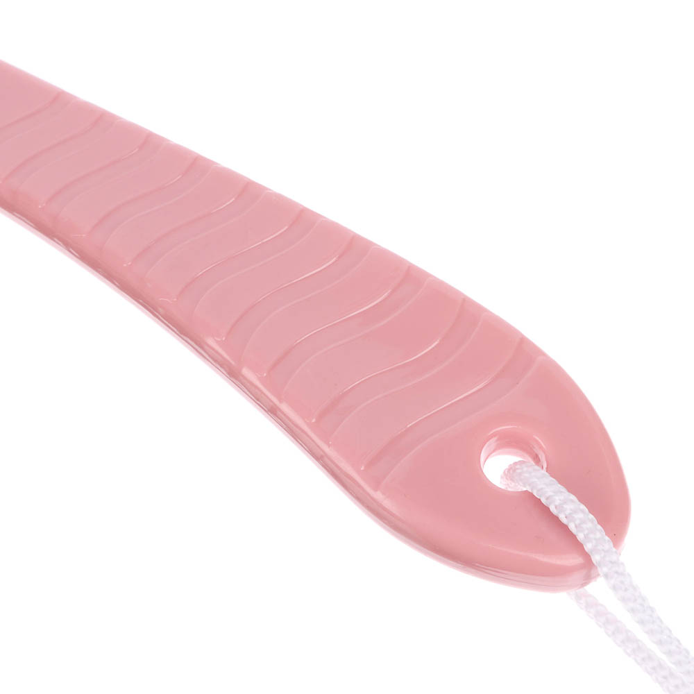 ЮL Мочалка банная с массажным эффектом с ручкой, полиэтилен, пластик, 41,5см, 3 цвета, МС24-05 - #17