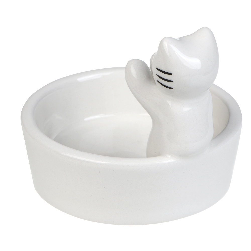 Подсвечник тм LADECOR "Котик", 7,5x7,5x7 см, доломит - #6