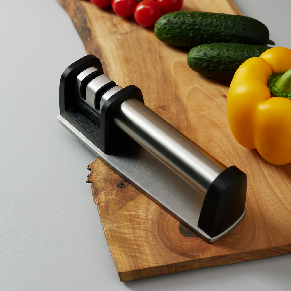 SATOSHI Ножеточка универ. для черновой и финальной заточки, 20,5х6х6,5см, нерж.сталь, полипропилен - #5