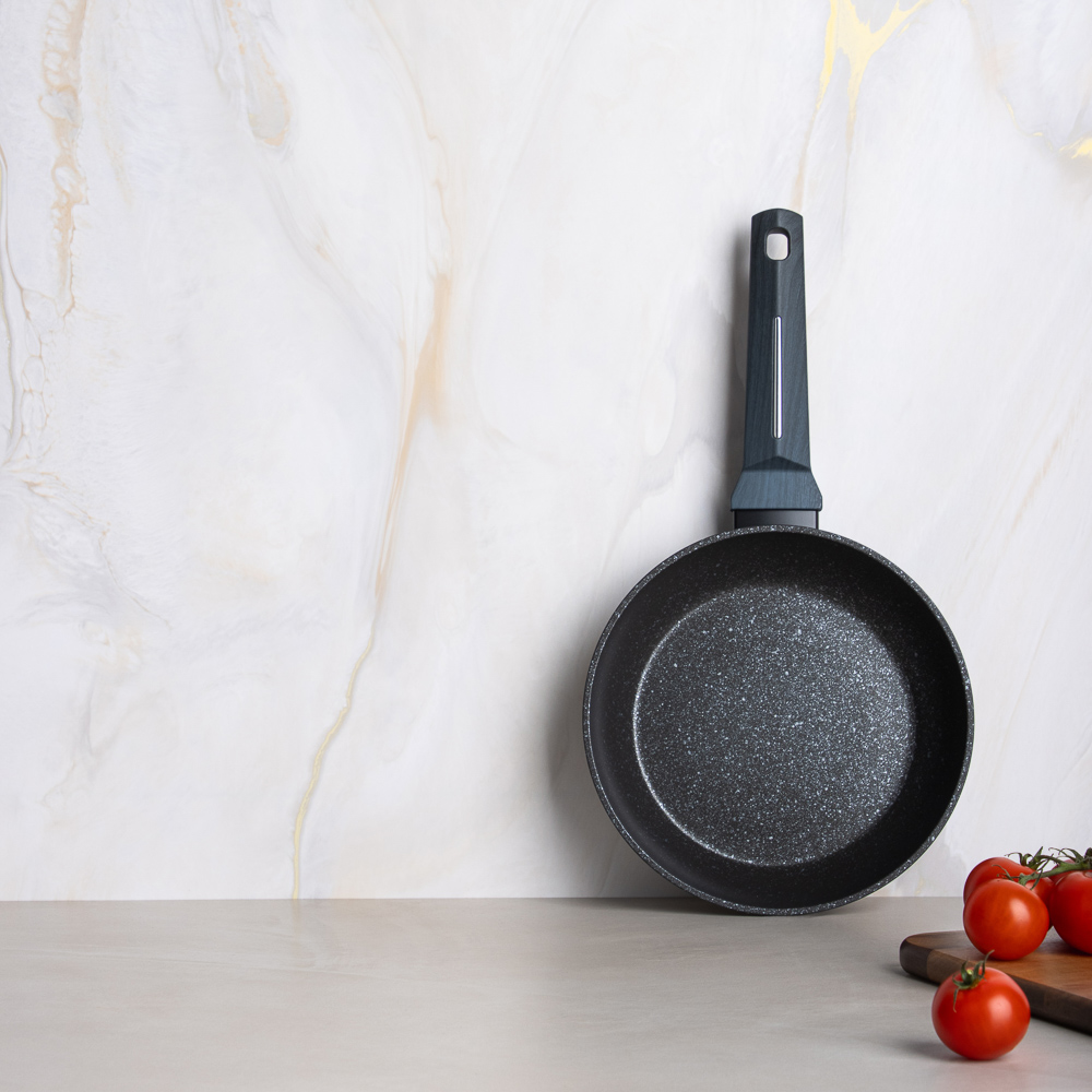 SATOSHI Гардан Сковорода литая d20см, антипригарное покрытие мрамор, индукция - #11